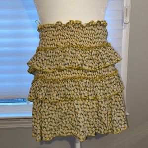 Lemon print skirt!